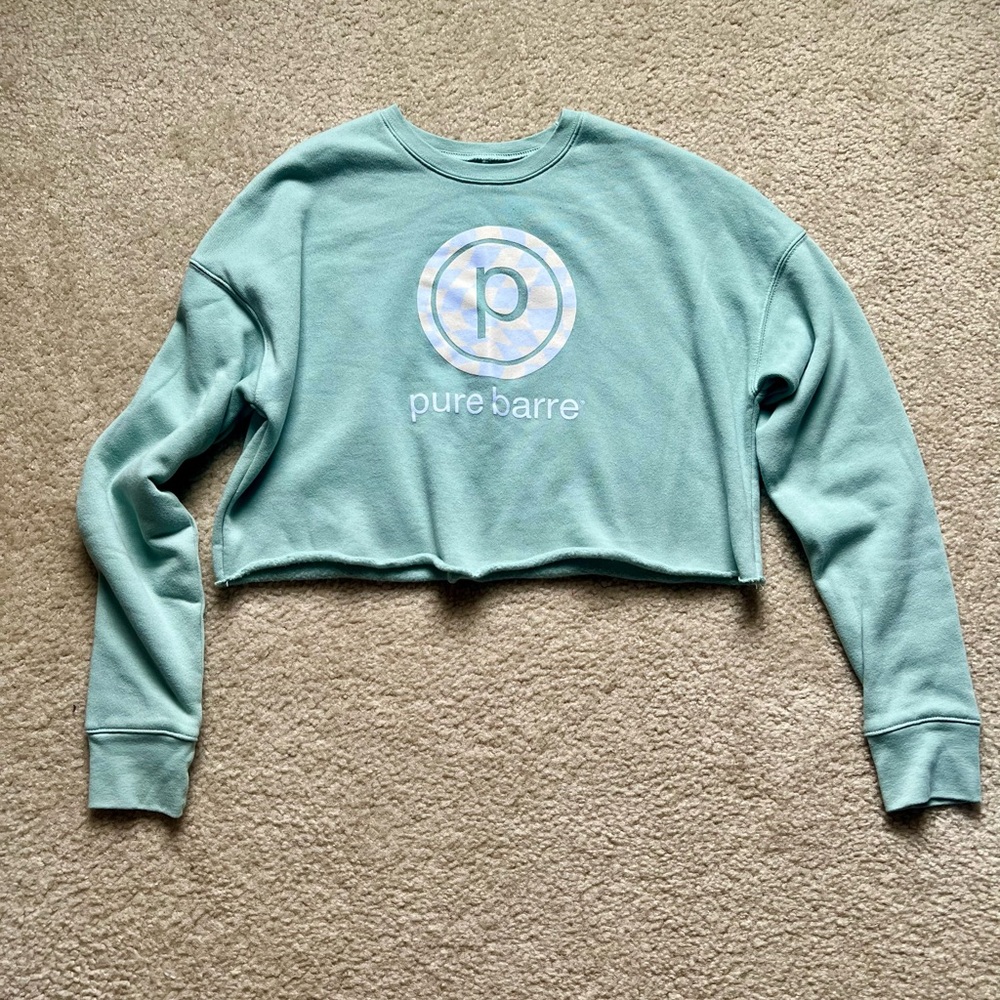 Pure Barre Cropped Sweatshirt